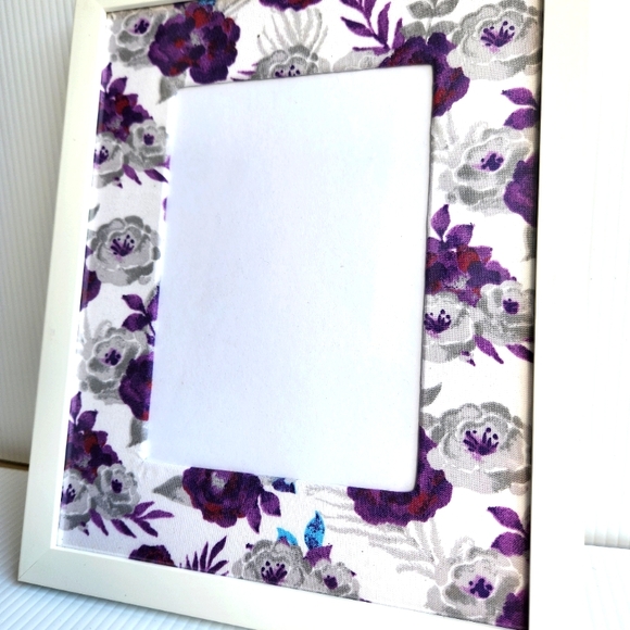 Lavender Dream Floral Fabric-Wrapped 8x10 Photo Frame Mat - Picture 7 of 7